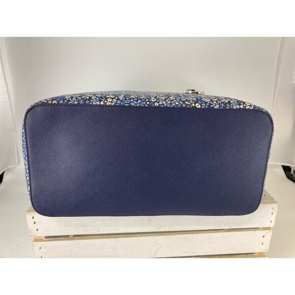 MICHAEL KORS EXTRA LARGE FLORAL PRINT LEATHER TOTE BAG - Picture 7 of 16